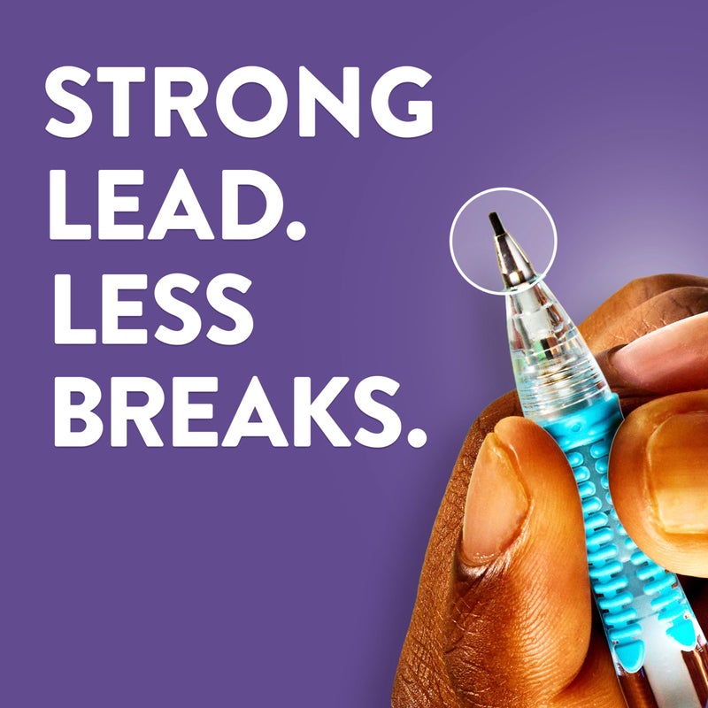 Paper Mate Clearpoint Mechanical Pencils, 0.7mm HB #2 Pencil Lead, Includes 2 Pencils, 1 Lead Refill, 2 Erasers - Back to School, Study Supplies, College, Note-Taking - Image 3